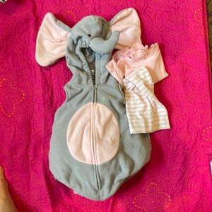 Carter elephant costume 3-6 months